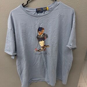 Polo by Ralph Lauren Blue Graphic T-Shirt for Men